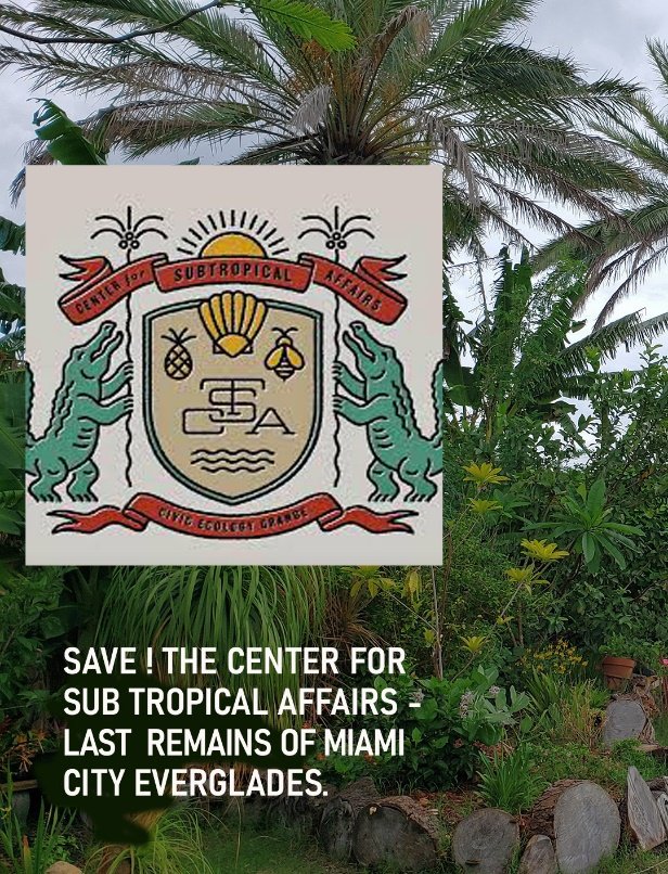A sign with a logo and palm trees Description automatically generated