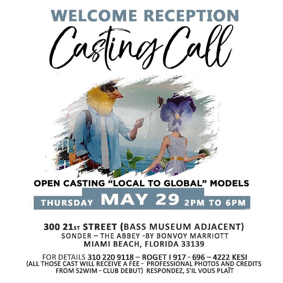 A poster for a casting call AI-generated content may be incorrect.